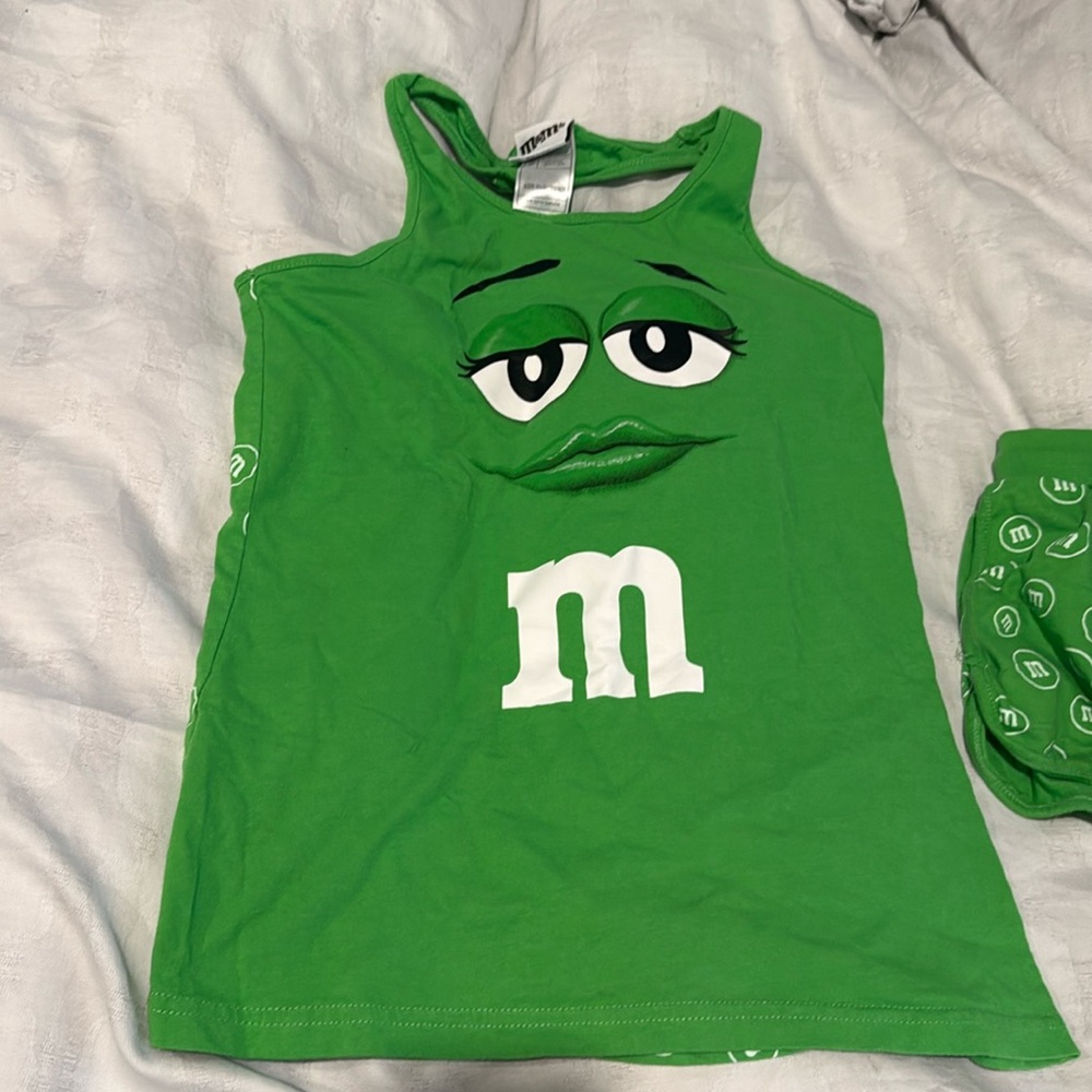 m&m 2 piece sleep lounge set size small
